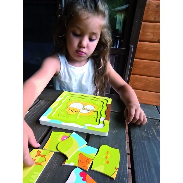 Puzzle - Huevo/Gallina