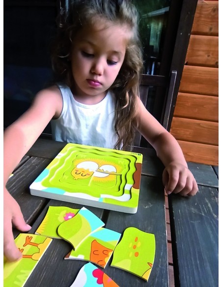 Puzzle - Huevo/Gallina