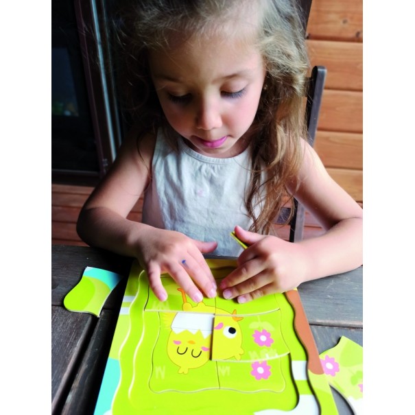 Puzzle - Huevo/Gallina