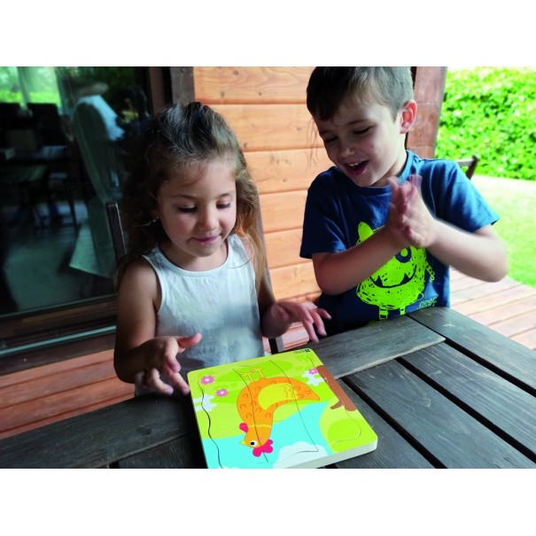 Puzzle - Huevo/Gallina