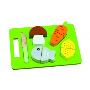 Comida de juguete para cortar