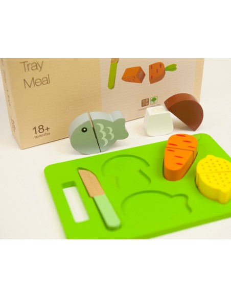 Comida de juguete para cortar