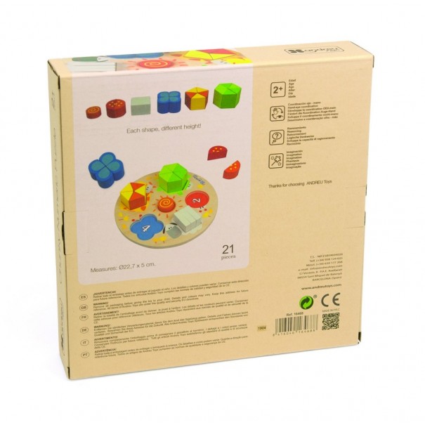 Encaje formas - Numérico