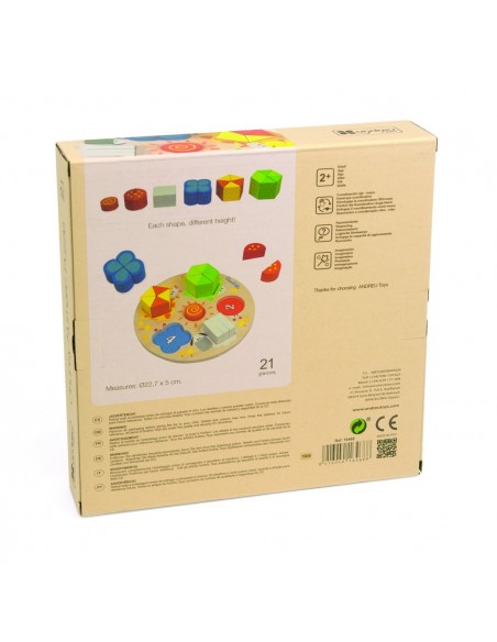 Encaje formas - Numérico