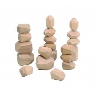  Pedres de fusta natural...