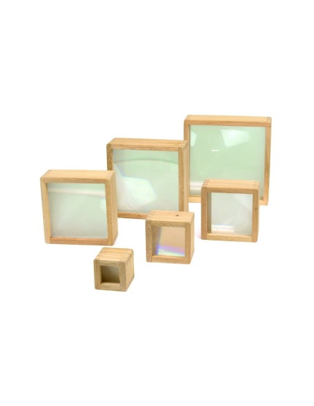  Blocs sensorials amb lupa - 6 pcs.