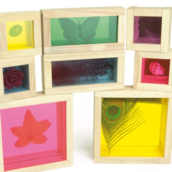  Blocs sensorials amb tresors - 8 pcs. 