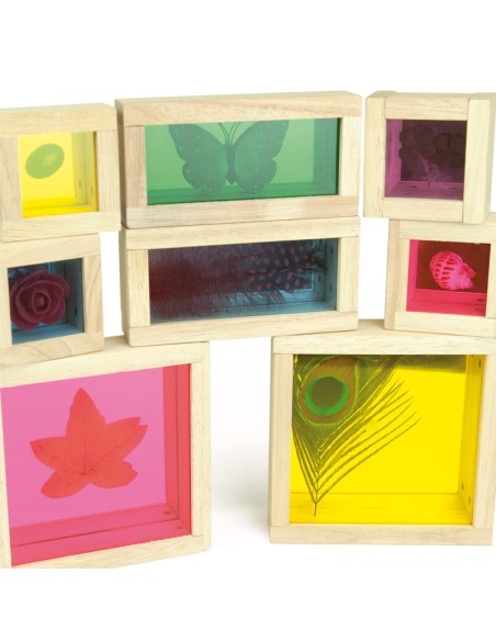  Blocs sensorials amb tresors - 8 pcs. 