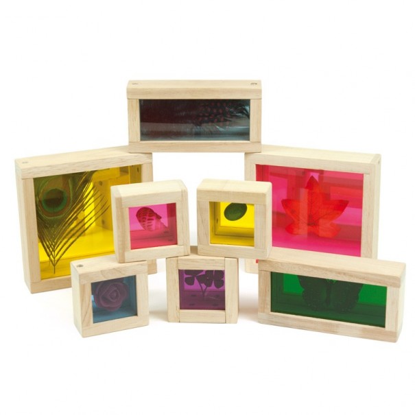  Blocs sensorials amb tresors - 8 pcs. 