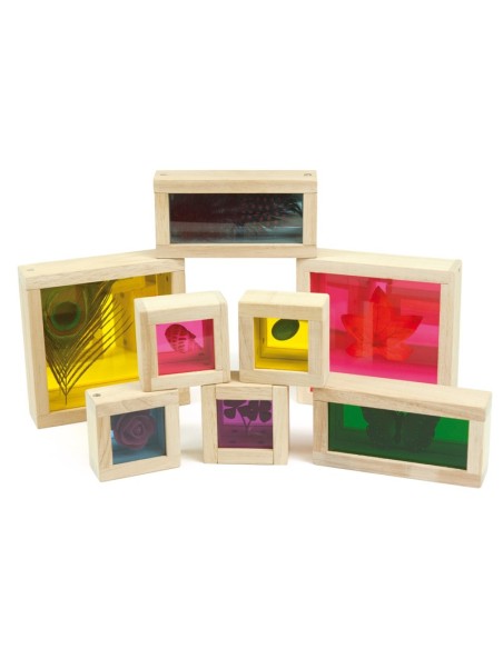  Blocs sensorials amb tresors - 8 pcs. 