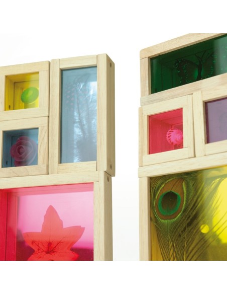  Blocs sensorials amb tresors - 8 pcs. 