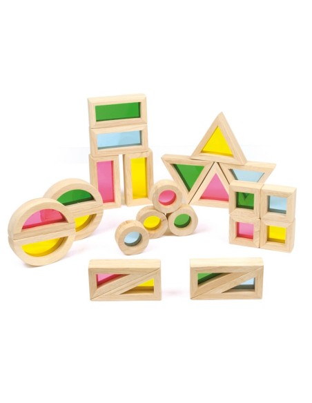  Blocs sensorials petits de colors - 24 pcs.