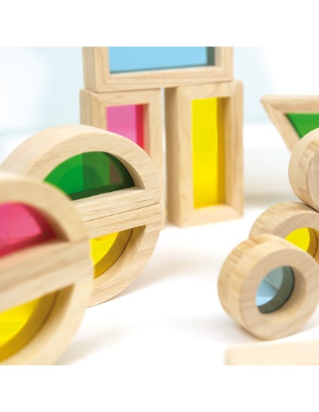  Blocs sensorials petits de colors - 24 pcs.