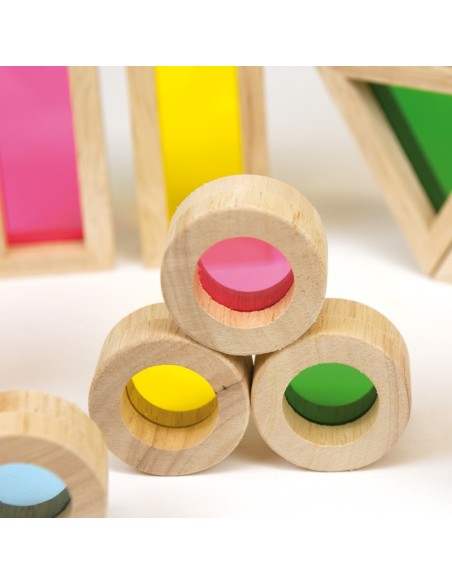  Blocs sensorials petits de colors - 24 pcs.