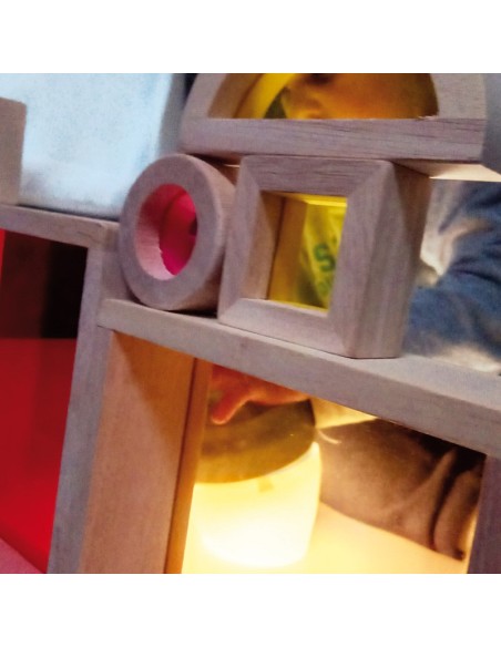  Blocs sensorials petits de colors - 24 pcs.