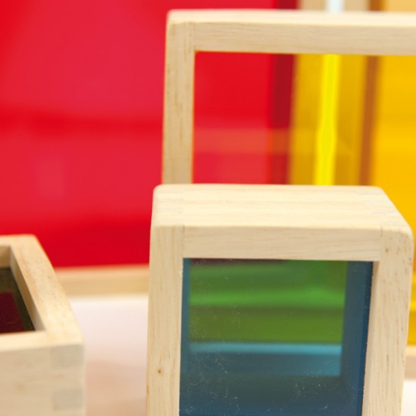 Blocs sensorials de colors - 6 pcs.