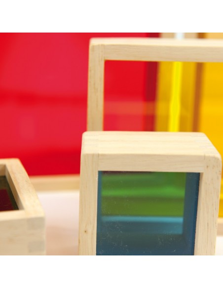 Blocs sensorials de colors - 6 pcs.