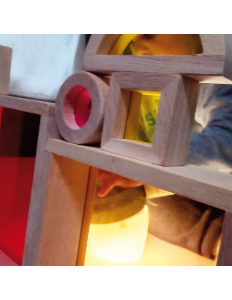 Blocs sensorials de colors - 6 pcs.