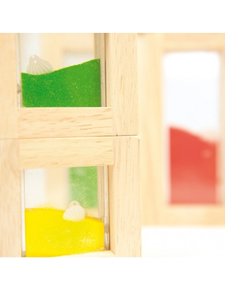 Blocs sensorials amb sorra - 8 pcs.