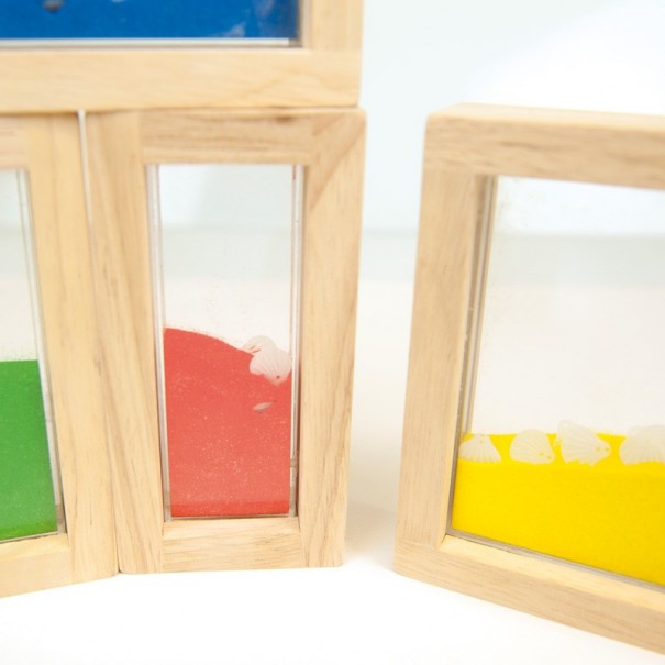 Blocs sensorials amb sorra - 8 pcs.