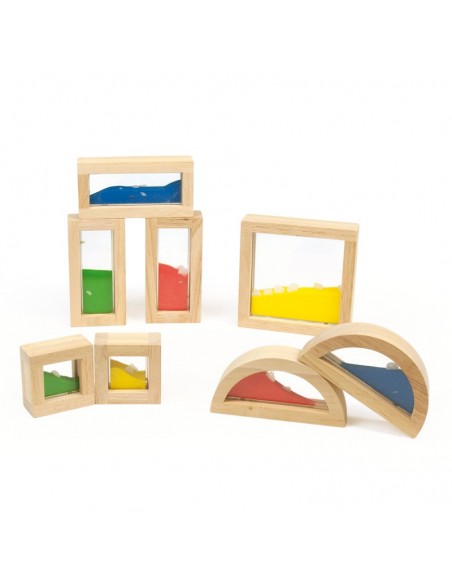 Blocs sensorials amb sorra - 8 pcs.