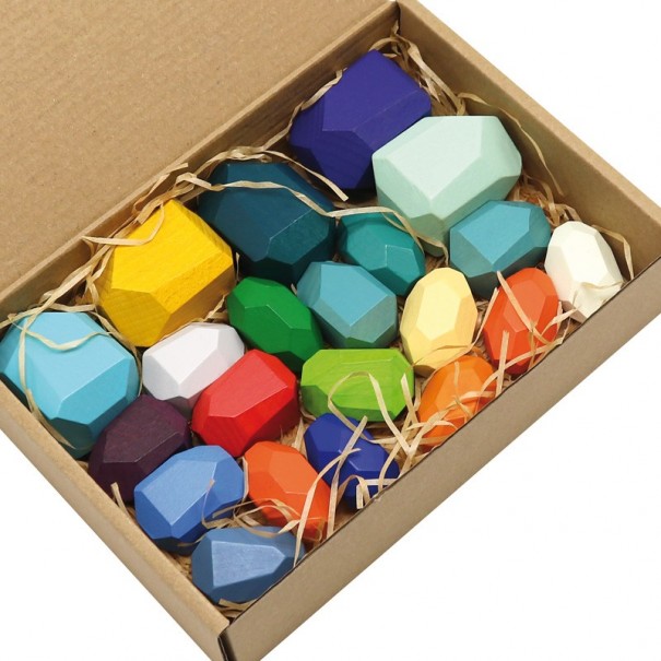 Pedres de fusta per apilar - 21 pcs.