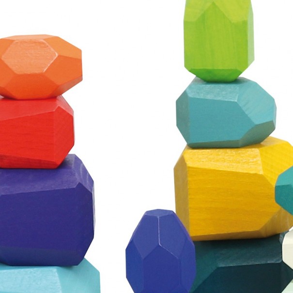  Pedres de fusta per apilar - 21 pcs.