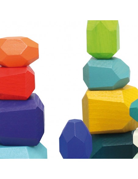  Pedres de fusta per apilar - 21 pcs.