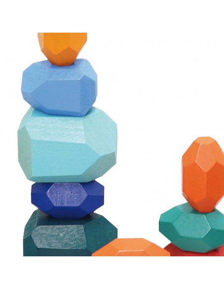 Pedres de fusta per apilar - 16 pcs.