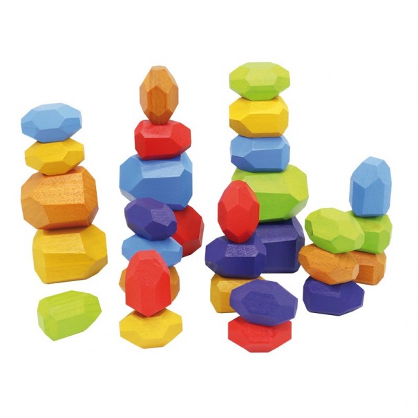  Pedres de fusta per a apilar - 30 pcs.