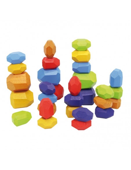  Pedres de fusta per a apilar - 30 pcs.