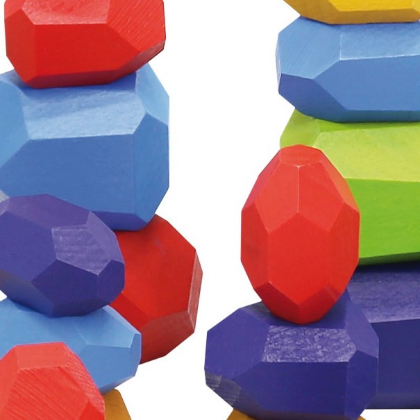  Pedres de fusta per a apilar - 30 pcs.