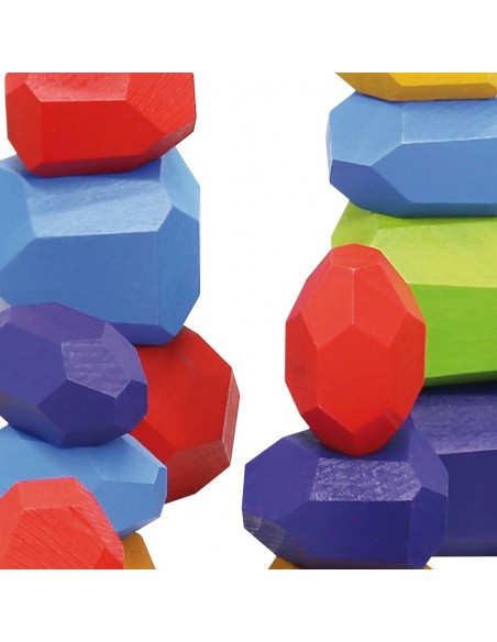  Pedres de fusta per a apilar - 30 pcs.