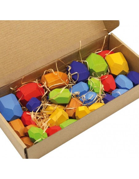  Pedres de fusta per a apilar - 30 pcs.