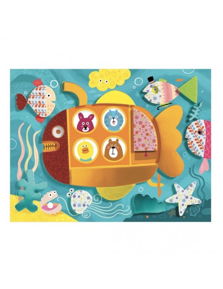 Primeras manualidades - Crear mosaicos