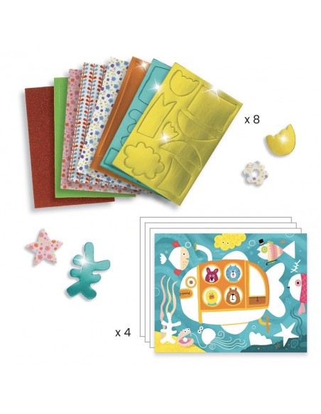 Primeras manualidades - Crear mosaicos