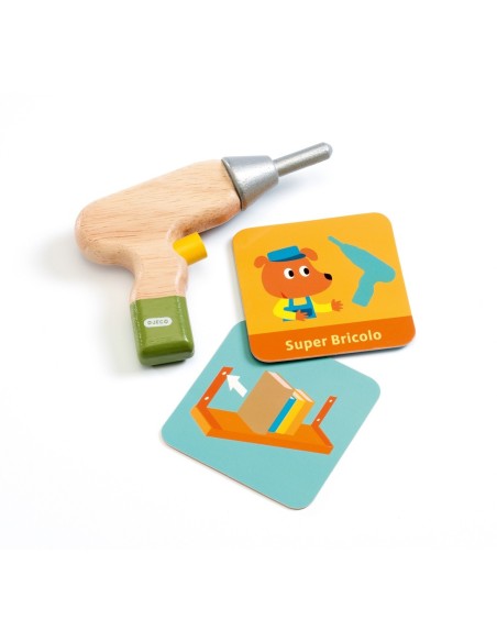 Maletín de herramientas de madera - Super Bricolo