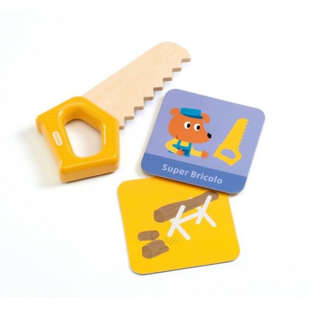  Maletí d'eines de fusta - Super Bricolo