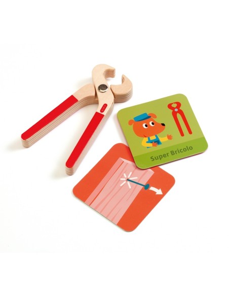  Maletí d'eines de fusta - Super Bricolo