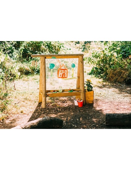 Pizarra de exterior para pintura