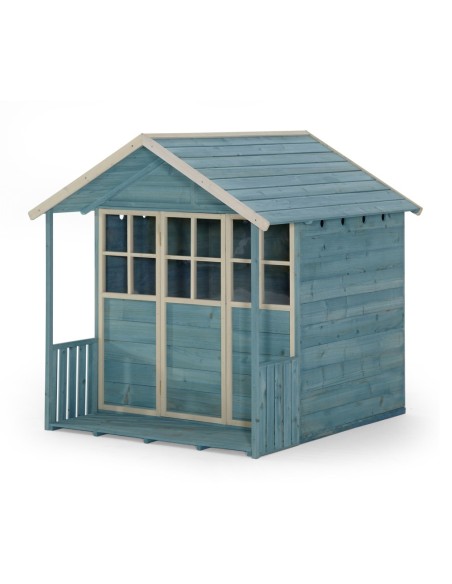 Casa de madera grande de exterior