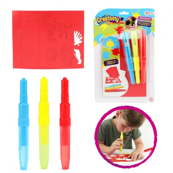 Rotuladores para soplar - 3 uds.