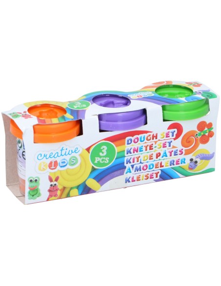 Pots de plastilina - 3 x 55 gr.