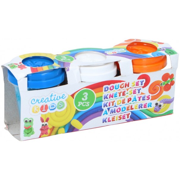 Botes de plastilina - 3 x 55 gr.