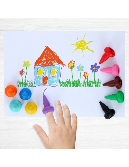 Ceras para pintar con los dedos