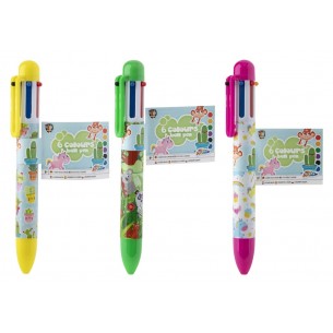 Bolígrafo de 6 colores