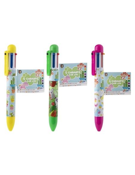 Bolígrafo de 6 colores