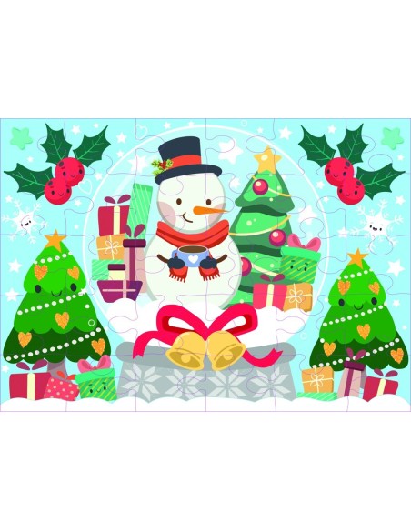 Puzle navideño de 30 piezas