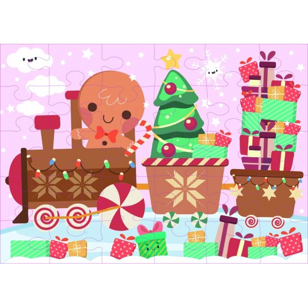 Puzle navideño de 30 piezas