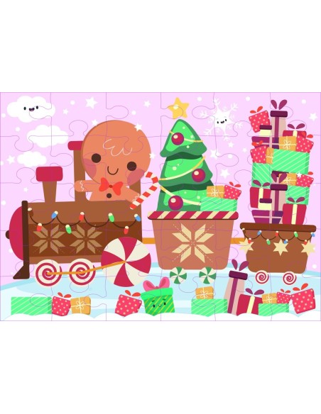 Puzle navideño de 30 piezas